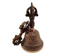 Tibetan Buddhist Meditation Bell and Dorje Set - Ritual Chime for Yoga, Mindfulness, Chakra Healing, and Spiritual Practices
