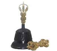 Tibetan Buddhist Meditation Bell And Dorje Set, The Bells Are Engraved With Vivid Patterns, Fascinating, Captivating And Attractive