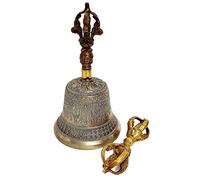 Tibetan Buddhist Meditation Bell And Dorje Set, Use This Bell To Help The Mind Enter A Calm, Meditative Space For Meditation, Prayer, Reiki, Wakefulness, Concentration, Healing