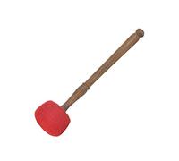 Tibetan Buddhist Meditation Singing Bowl Wool Felt Hammer Red