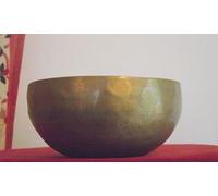 Tibetan Buddhist Singing Bowl; 5in diameter; 400grams weight.