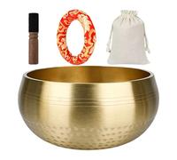 Tibetan Chanting Bowl Set Includes Cushion Carry Bag for Brass Bowl