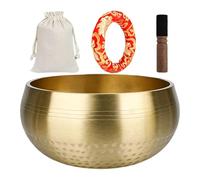 Tibetan Chanting Bowl Set Includes Cushion Carry Bag for Nepalese Chanting Bowl