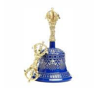 Tibetan Hand Bell Handmade Meditation Altar Ritual Yoga Vajra Bell For Home Decoration