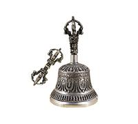 Tibetan Hand Bell, Use This Bell To Help The Mind Enter A Calm, Meditative Space Or To Ring At The End Of A Sound Bath To Signal Completion(7.5cm)