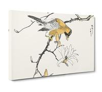 Tibetan Hoopoe Bird By Numata Kashu Canvas Print | Gallery Wrapped 30mm Frame Wall Art | 20x14 inches | Ready to Hang | Asian Animals Picture | Living Room Bedroom Lounge Office