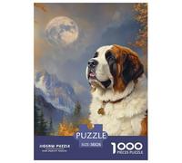 Tibetan Mastiff 1000 Piece Paper Jigsaw Puzzles Animation Challenging & Brainteasing Beautiful Decoration for Adults And Kids 38x26cm/1000pcs