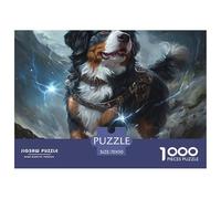 Tibetan Mastiff 1000 Piece Puzzle For Adults And Kids Animal Fun Challenging Brainteasing Jigsaw Colourful Home Decoration 70x50cm/1000pcs