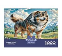 Tibetan Mastiff 1000 Pieces Jigsaw Puzzle Adults & Family Educational Game Challenge Made in UK Missing Piece Guarantee Thick Cardboard 70x50cm/1000pcs