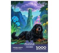 Tibetan Mastiff 1000 Pieces Jigsaw Puzzles Cute Pets Jigsaw Puzzles for Kids Creative Home Decoration Puzzle Gifts for Women Age 14+ ForAdults 38x26cm/1000pcs