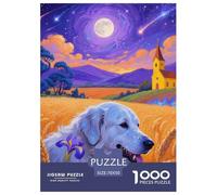 Tibetan Mastiff 1000 Pieces Jigsaw Puzzles Cute Pets Puzzle for Adults Staycation Kill Time Wall Decoration Gift Game for Boys And Girls Age 14+ ForAdults 70x50cm/1000pcs