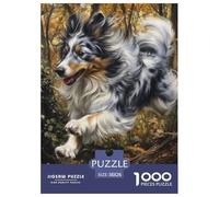 Tibetan Mastiff 1000pcs Animation Paper Jigsaw Puzzle 100% Recycled Cardboard Puzzle Educational Games for Adults And Kids 38x26cm/1000pcs