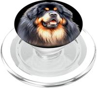 Tibetan Mastiff Dog Portrait PopSockets PopGrip for MagSafe