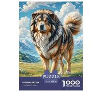 Tibetan Mastiff Jigsaw Puzzle Adult And Children 1000 Jigsaws Beautifully Illustrated Rainy Days Fun Activities Birthday Jumbo Age 12+ for Adults 38x26cm/1000pcs