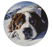 Tibetan Mastiff Jigsaw Puzzles Puzzle for Adults Kids. 1000 Pieces Whimsical Challenge Toy Educational Game Home Decoration for Educational Games Gifts 1000pcs (67.5x67.5cm)