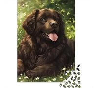 Tibetan Mastiff Puzzle Friendly Materials 100% Recycled Cardboard Jigsaw Puzzle for Women Men Unique Gift 1000pcs (75x50cm)
