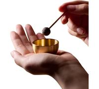 Tibetan Mini Singing Bowl Set with Mallet and Cushion Handmade for Meditation, Stress Relief, Healing, Yoga, Tibetan Bowl