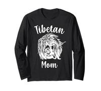 Tibetan Mom Cute Tibetan Terrier Long Sleeve T-Shirt