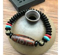 Tibetan Nine Eyed Heavenly Beads Bracelet Tibetan Buddhist Beads Bracelet Ethnic-style- 1