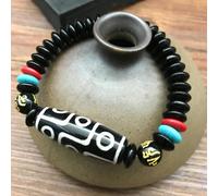 Tibetan Nine Eyed Heavenly Beads Bracelet Tibetan Buddhist Beads Bracelet Ethnic-style -2
