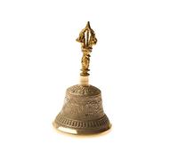 Tibetan Om Dorje Temple Bell 15cm