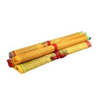 Tibetan Prayer Flags - 20 Banner Set, Wind Horse Sacred Flags | 10x6 Inche Mantra Hanging Wall Deco, Spiritual Blessing Banner for Meditation of the Tem