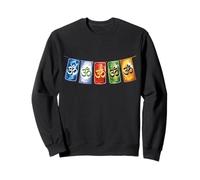 Tibetan prayer flags garland with OM symbol 1 - Fan Fun Sweatshirt