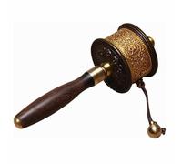 Tibetan Prayer Wheel Buddha Scriptures Prayer Wheel Six-character Truth Hand Held Prayer Wheel for Praying Blessing Relaxing