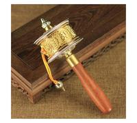 Tibetan Prayer Wheel Buddhist Scripture Wheel, Copper Hand Held Prayer Wheel Sturdy and durable;Handle Prayer Wheel