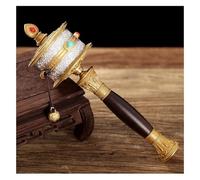 Tibetan prayer wheel, handheld prayer wheel, Brass Hand Held Buddhist Prayer Wheel For Spiritual Practice