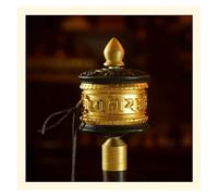 Tibetan prayer wheel, handheld prayer wheel, The Tibetan Buddhist Handheld Prayer Wheel Is Made Of Brass And Available In Multicolor.(Unique Colour)