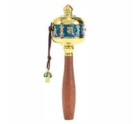Tibetan Prayer Wheel Prayer Wheel Six-Character Alloy Hand-Cranked Tibetan Prayer Wheel