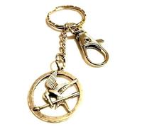 Tibetan Silver The Hunger Games Inspired Katniss Everdeen's Small Mockingjay Bird Keyring Free Organza Gift Bag & Postage