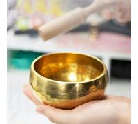 Tibetan Singing Bowl - 11cm Hand-Tuned Sound Bowl - for Meditation, Sound Healing & Yoga