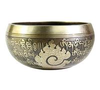 Tibetan singing bowl Auspicious Cloud Six Word Mantra Buddha Sound Bowl Yoga Bowl Sound Bowl(12.5cm)