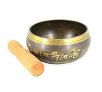 Tibetan Singing Bowl Buddhism Meditation Bell Hand Hammered Buddhist Brass Bowl (12.5CMX6CM)