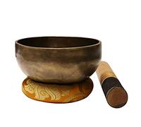 Tibetan singing bowl Large Set Himalayan 7 Metal Singing Bowl for Prayer Healing Sound Gift(26cm)