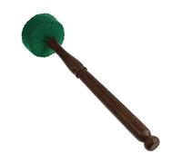 Tibetan Singing Bowl Mallet Rosewood Velvet Grip Green Accessory