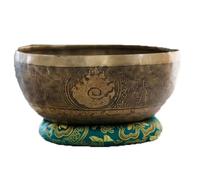 Tibetan Singing Bowl Meditation Sound Bowl, Copper Buddha Sound Bowl for Yoga Music Therapy(27cm)