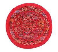 Tibetan Singing Bowl Pad Cotton Cloth Red for Meditation Bowl