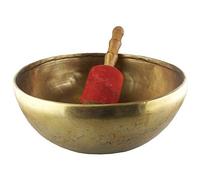 Tibetan Singing Bowl/Prayer Bowls/Rin Gong/Suzu Gongs - 9 Inch Diameter with Leather Wrapped Beater by Shiva