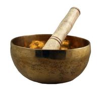 Tibetan Singing Bowl/Prayer Bowls/Rin Gong/Suzu Gongs - Leather Wrapped Beater (450 GRAMS - 4.5 Inch)