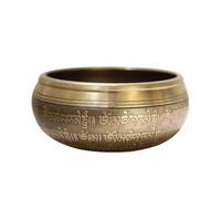 Tibetan Singing Bowl Set - 11cm Hand-Hammered Singing Bowl - Copper Singing Bowl Ornament for Meditation and Ear Cleansing
