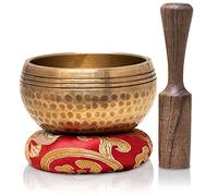 Tibetan Singing Bowl Set 3 inch ~ Meditation Sound Bowl hand Hammered in Nepal For Yoga, Meditation, Mindfulness, Healing & Chakra balancing~
