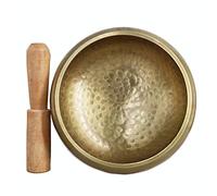 Tibetan Singing Bowl Set, 7 Metals Meditation Sound Bowl, for Chakra Healing, Silent Mind, Prayer, Yoga And Mindfulness with 1 Cushion 1 Mallet Striker,10.5cm