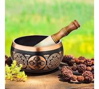Tibetan Singing Bowl Set - Authentic Hand-Tuned Sound Bowl for Meditation - Complete Meditation Bowl Kit with Mallet - Perfect Singing Bowl for Yoga, Relaxation, and Sound Healing