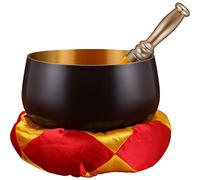 Tibetan Singing Bowl Set, Easy To Play for Beginners, Authentic Handcrafted Buddhist Chanting Bowl, Ideal for Yoga Meditation and Sound Healing (Color : 6Inch)