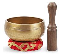 Tibetan Singing Bowl Set - Easy To Play for Beginners - Authentic Handcrafted Mindfulness Meditation Holistic Sound 7 Chakra Healing Gift by Himalayan Bazaar (3.5)
