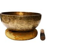 Tibetan Singing Bowl Set gong,Nepalese Yoga Meditation Music Bowl Copper Hand Chanting Sound Bowl to Help Sleep/Stress Relief(14cm)