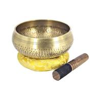Tibetan Singing Bowl Set Large, Nepal Handmade Meditation Yoga Bowl Set 20cm